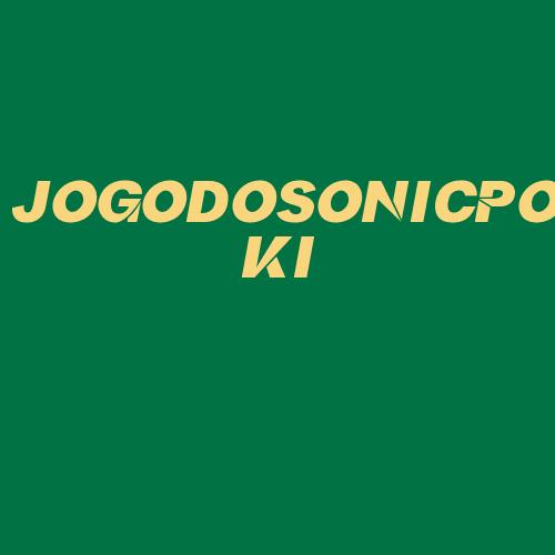 Logo da JOGODOSONICPOKI